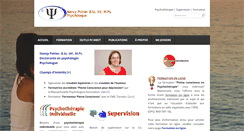 Desktop Screenshot of nancypoirierpsychologue.com