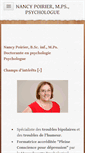 Mobile Screenshot of nancypoirierpsychologue.com
